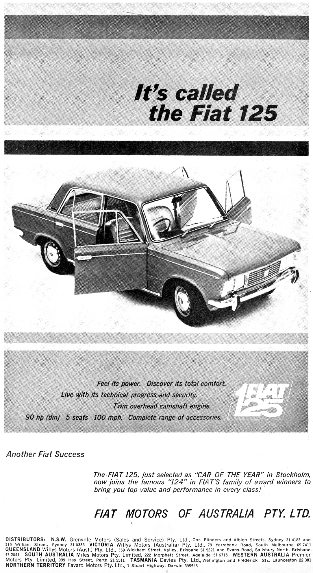 1968 Fiat 125 Sedan